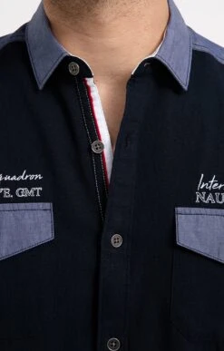 Chemise Regular Brodée -Haute couture k 53128036 at company MARINE d 2