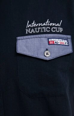 Chemise Regular Brodée -Haute couture k 53128036 at company MARINE d2 2