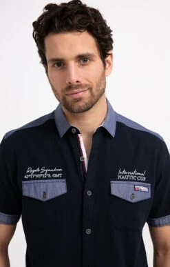 Chemise Regular Brodée -Haute couture k 53128036 at company MARINE o 2