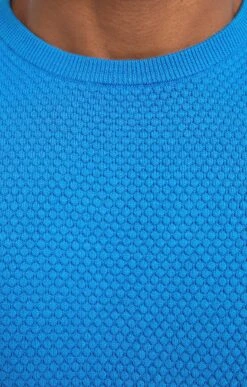Pull Rol Rond Uni Détails Nylon -Haute couture k 54018004 at company TURQUOISE FONCE d 49