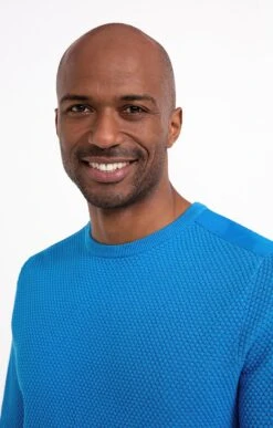 Pull Rol Rond Uni Détails Nylon -Haute couture k 54018004 at company TURQUOISE FONCE o 49