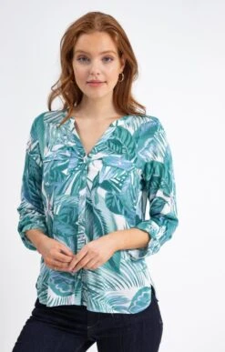 Chemise Col Mao Boutons Nacrés -Haute couture k 57230040 affinites ECRU d3 68