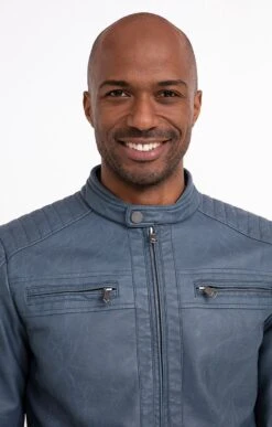 BLOUSON SIMIBLUE -Haute couture k blouson simiblue at company BLEU d2 45