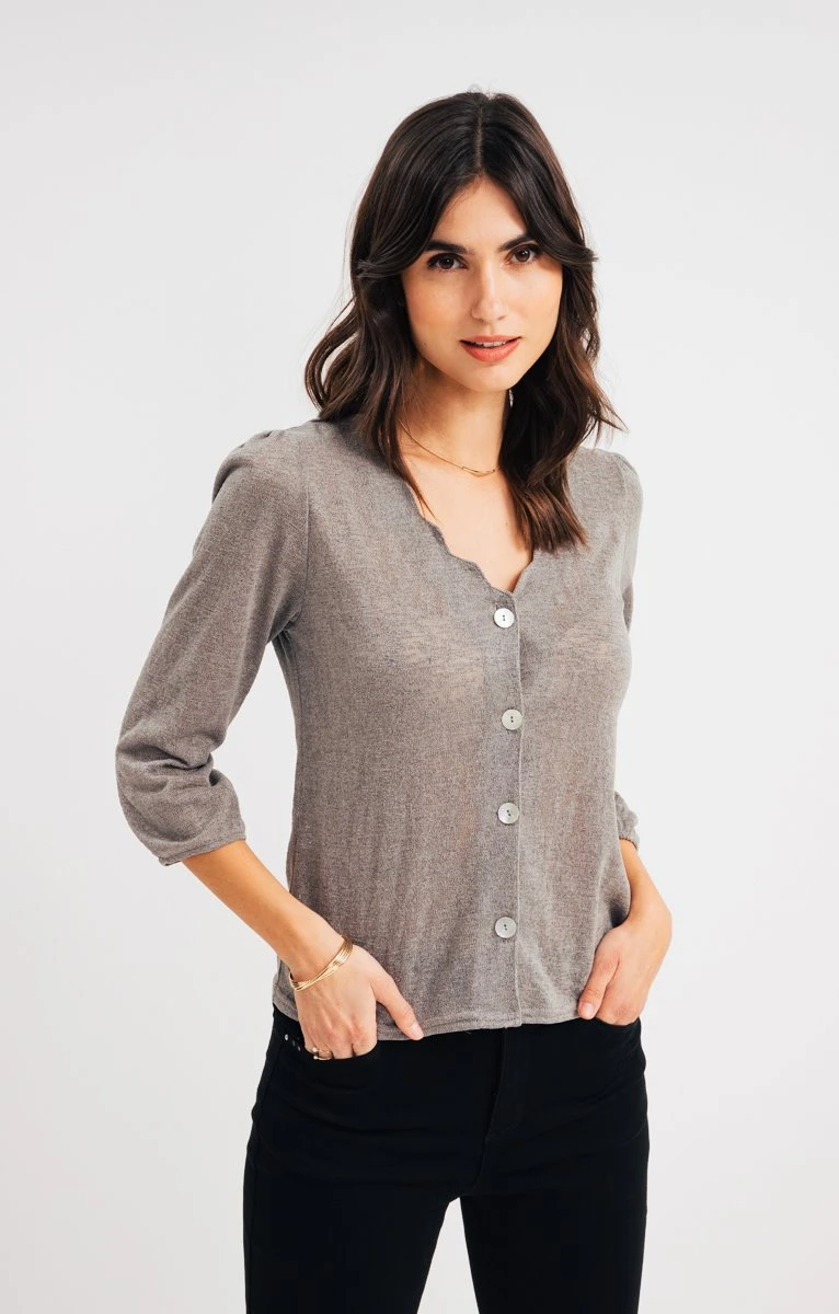 CARDIGAN COL V 1 CARDIGAN COL V