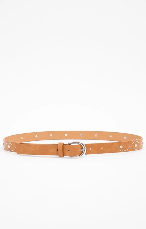CEINTURE PANTALON DÉTAILS CLOUS STRASS