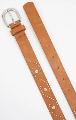 CEINTURE PANTALON DÉTAILS CLOUS STRASS 3 CEINTURE PANTALON DÉTAILS CLOUS STRASS -Haute couture k ceinture pantalon details clous strass armand thiery femme HAVANE o 47