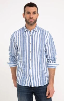 Chemise Regular à Rayures -Haute couture k chemise a rayures at company BLANC d2 48