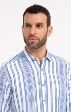 Chemise Regular à Rayures -Haute couture k chemise a rayures at company BLANC o 48