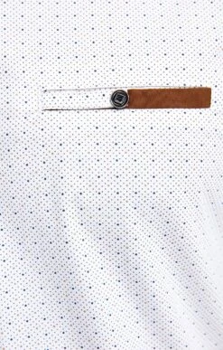 Chemise Ajustée à Motifs Imprimés -Haute couture k chemise ajustee a motifs imprimes studio BLANC d1 48