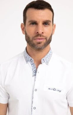 Chemise Ajustée Unie -Haute couture k chemise ajustee unie studio BLANC o 48