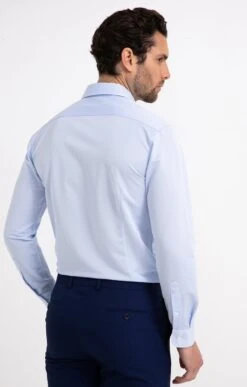 Haute couture -Haute couture k chemise manche longue coupe ajustee per l uomo BLEU CIEL back 60