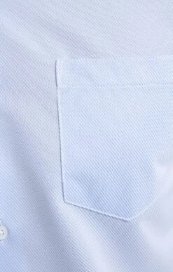 Chemise Manche Longue Coupe Ajustée -Haute couture k chemise manche longue coupe ajustee per l uomo BLEU CIEL d1 60