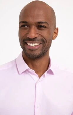 CHEMISE MANCHES COURTES PINKDIAG -Haute couture k chemise manches courtes pinkdiag per l uomo ROSE o 61