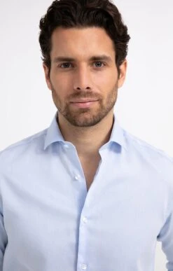 Chemise Manches Longues Coupe Ajustée 7 Chemise Manches Longues Coupe Ajustée -Haute couture k chemise manches longues coupe ajustee executive BLEU CIEL o 60