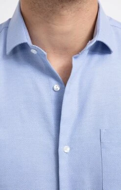 Chemise Manches Longues Coupe Confort -Haute couture k chemise manches longues coupe confort executive BLEU CIEL d 60