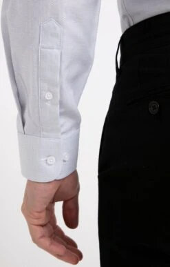 Chemise Manches Longues Coupe Regular 9 Chemise Manches Longues Coupe Regular -Haute couture k chemise manches longues coupe regular per l uomo GRIS CLAIR d1 53