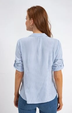 Chemise Rayée 6 Chemise Rayée -Haute couture k chemise rayee affinites BLANC back 48