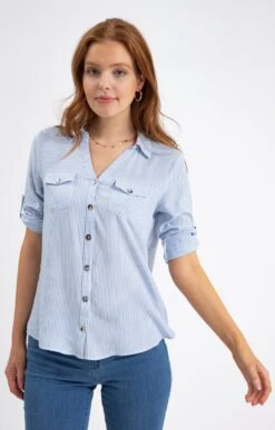 Chemise Rayée 9 Chemise Rayée -Haute couture k chemise rayee affinites BLANC d2 48