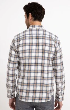 Haute couture -Haute couture k chemise regular a carreaux at company MARRON back 25