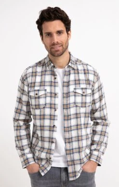 Chemise Regular à Carreaux -Haute couture k chemise regular a carreaux at company MARRON d 25