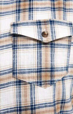 Chemise Regular à Carreaux -Haute couture k chemise regular a carreaux at company MARRON d3 25