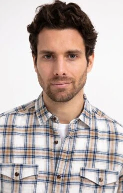 Chemise Regular à Carreaux -Haute couture k chemise regular a carreaux at company MARRON o 25