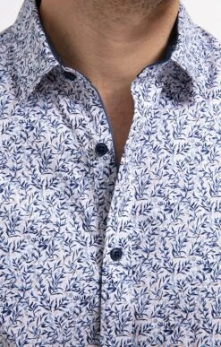 Chemise Regular à Motif Floral 9 Chemise Regular à Motif Floral -Haute couture k chemise regular a motif floral at company BLEU d 45