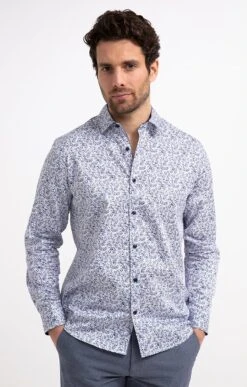 Chemise Regular à Motif Floral 11 Chemise Regular à Motif Floral -Haute couture k chemise regular a motif floral at company BLEU f2 45