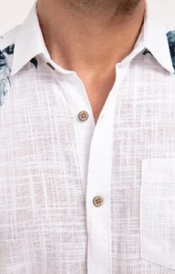 Chemise Regular à Motif Imprimé -Haute couture k chemise regular a motif imprime at company BLANC d 48