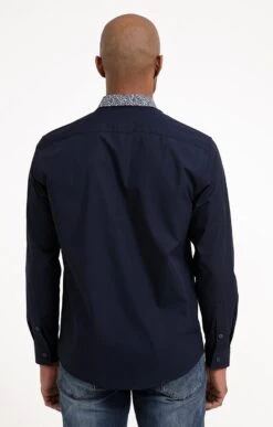 Haute couture -Haute couture k chemise regular unie studio MARINE back 2