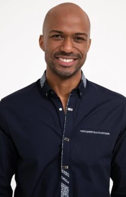 Chemise Regular Unie -Haute couture k chemise regular unie studio MARINE o 2