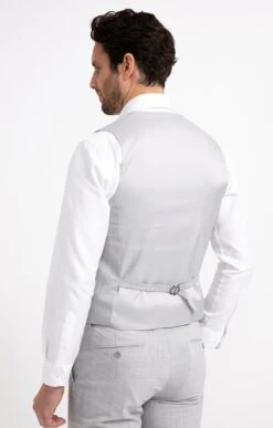Gilet De Costume CHIARO 7 Gilet De Costume CHIARO -Haute couture k chiaro gilet per l uomo GRIS CLAIR back 53