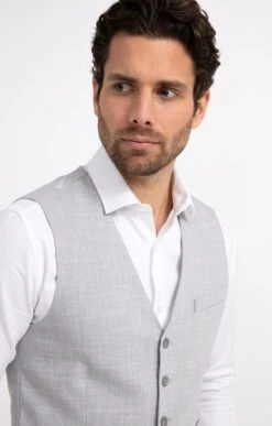 Gilet De Costume CHIARO 9 Gilet De Costume CHIARO -Haute couture k chiaro gilet per l uomo GRIS CLAIR d 53