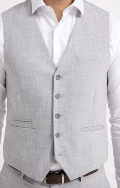 Gilet De Costume CHIARO 10 Gilet De Costume CHIARO -Haute couture k chiaro gilet per l uomo GRIS CLAIR d1 53