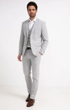 Gilet De Costume CHIARO 8 Gilet De Costume CHIARO -Haute couture k chiaro gilet per l uomo GRIS CLAIR o 53