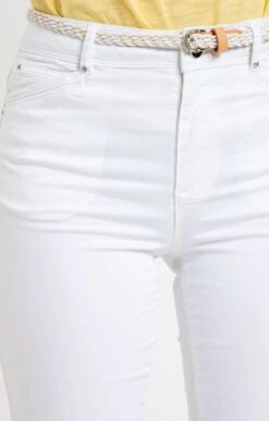 Corsaire En Coton Avec Ceinture Tressée 8 Corsaire En Coton Avec Ceinture Tressée -Haute couture k corsaire en coton avec ceinture tressee affinites BLANC d1 48