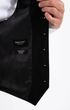 GILET DE COSTUME RICHARD -Haute couture k gilet de costume richard executive NOIR d2 14