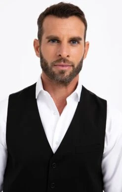 GILET DE COSTUME RICHARD -Haute couture k gilet de costume richard executive NOIR d3 14