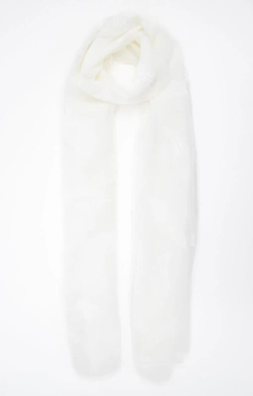 GRAND FOULARD LÉGER CÉRÉMONIE PLUMES