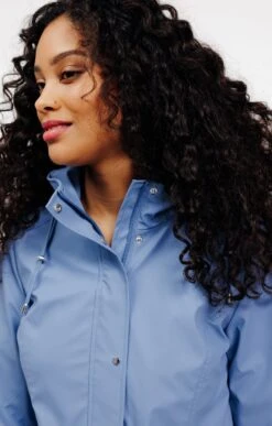 Imperméable Uni Court -Haute couture k impermeable uni court affinites INDIGO d1 93