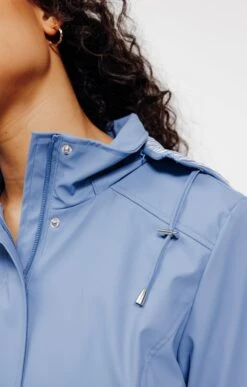 Imperméable Uni Court -Haute couture k impermeable uni court affinites INDIGO d2 93