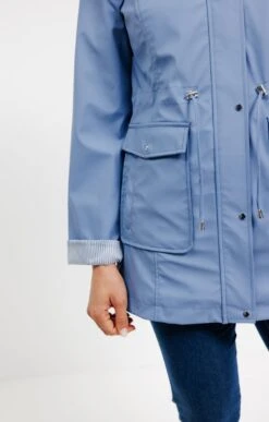 Imperméable Uni Court -Haute couture k impermeable uni court affinites INDIGO d3 93