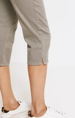 Pantalon Corsaire Avec Ceinture -Haute couture k jump avec ceinture affinites KAKI CLAIR d2 104