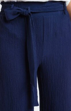 Mimo Large Avec Ceinture Nouée -Haute couture k mimo large avec ceinture nouee armand thiery femme MARINE d1 2