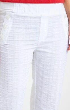 Pantacourt Droit -Haute couture k pantacourt droit armand thiery femme BLANC d1 48