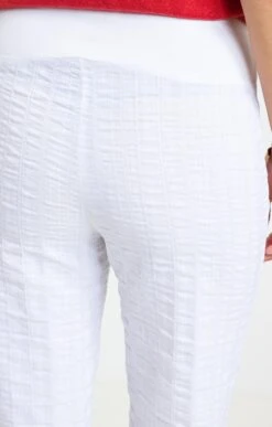 Pantacourt Droit -Haute couture k pantacourt droit armand thiery femme BLANC d2 48