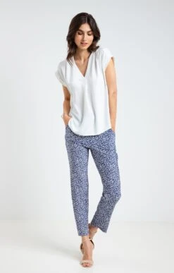 Pantacourt Plissé Forme Jogging