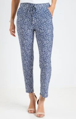 Pantacourt Plissé Forme Jogging -Haute couture k pantacourt plisse forme jogging armand thiery femme MARINE o 2