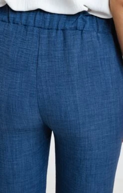 Pantacourt Uni Fluide Large -Haute couture k pantacourt uni fluide large armand thiery femme BLEU d2 45