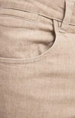 Pantalon 5 Poches Effet Lin -Haute couture k pantalon 5 poches linlook at company BEIGE d1 44